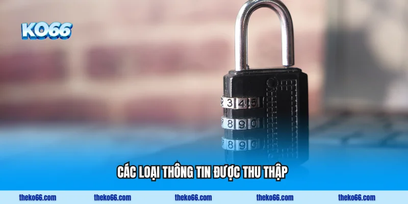 Các loại thông tin được thu thập tại KO66 và mục đích sử dụng